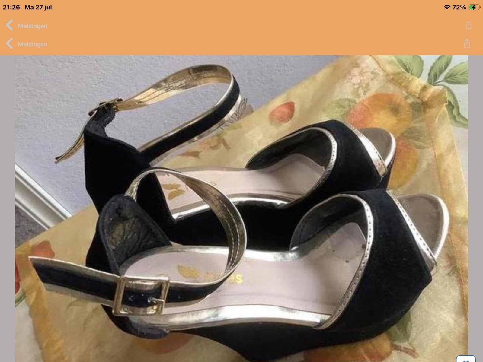 Schoenen.   Slingback.     mt 36., Verzenden, Zo goed als nieuw, Sneakers of Gympen