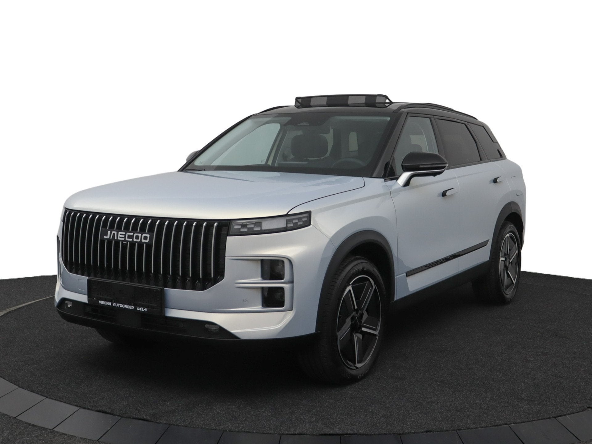Jaecoo 7 1.5 GDI SHS-P Exclusive - Stoelverwarming-/ventilat, Auto's, Dealer onderhouden, Zwart, Hybride Elektrisch/Benzine, SUV of Terreinwagen