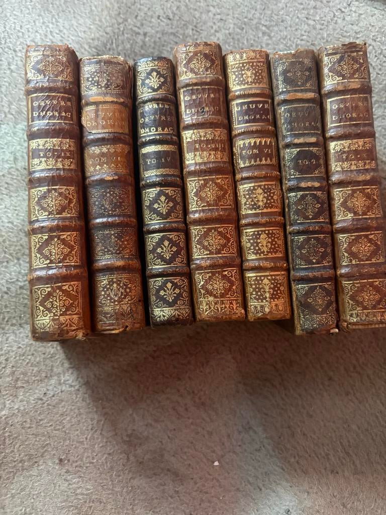 Antieke boeken. Horatius, Horace. Dacier. 1684-1727., Ophalen of Verzenden