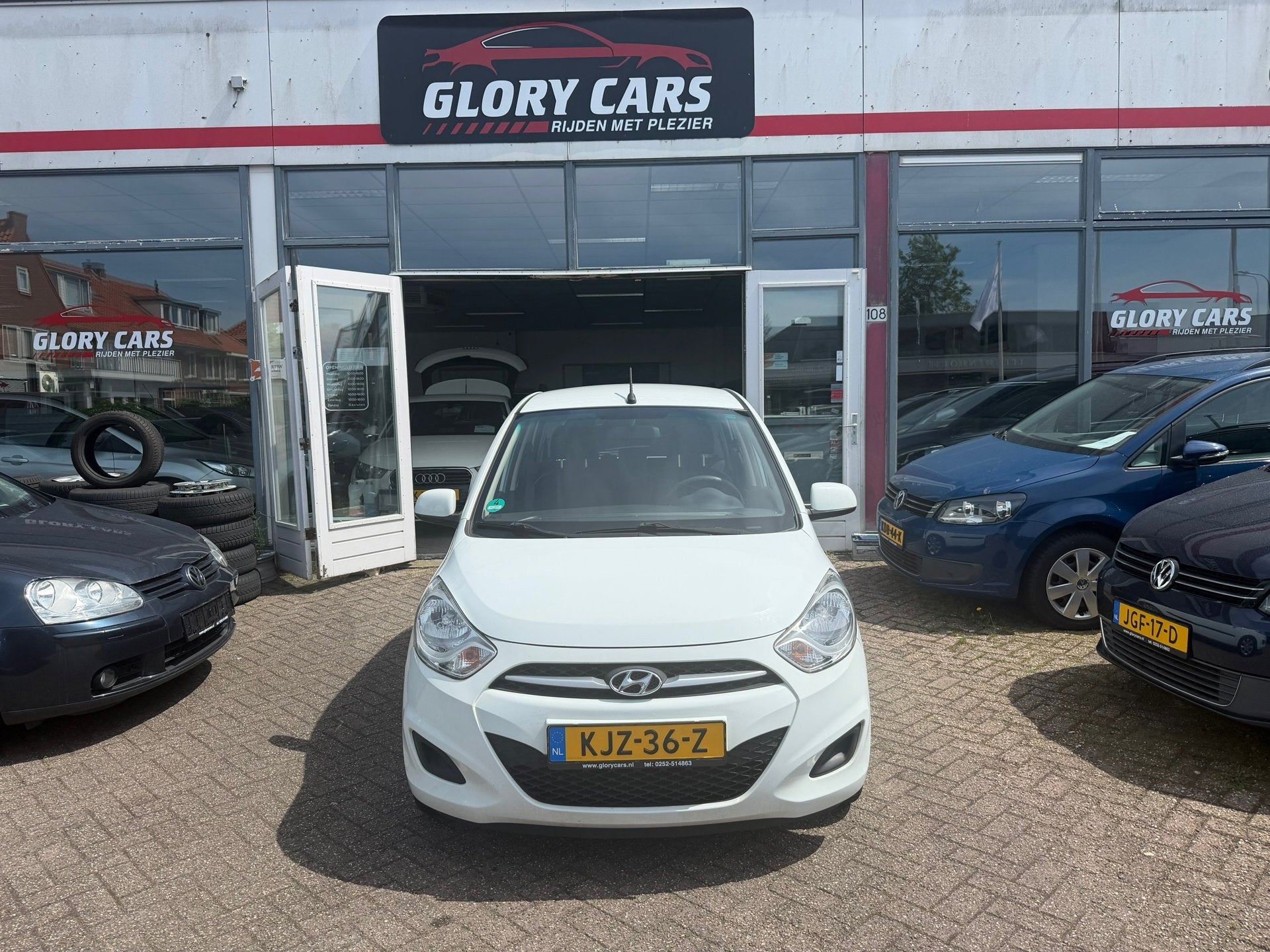 Hyundai I10 1.1 i-Catcher AIRCO-EL.RAMEN-AUX-NIEUWE APK, Auto's, Euro 5, Stof, Gebruikt, 4 cilinders