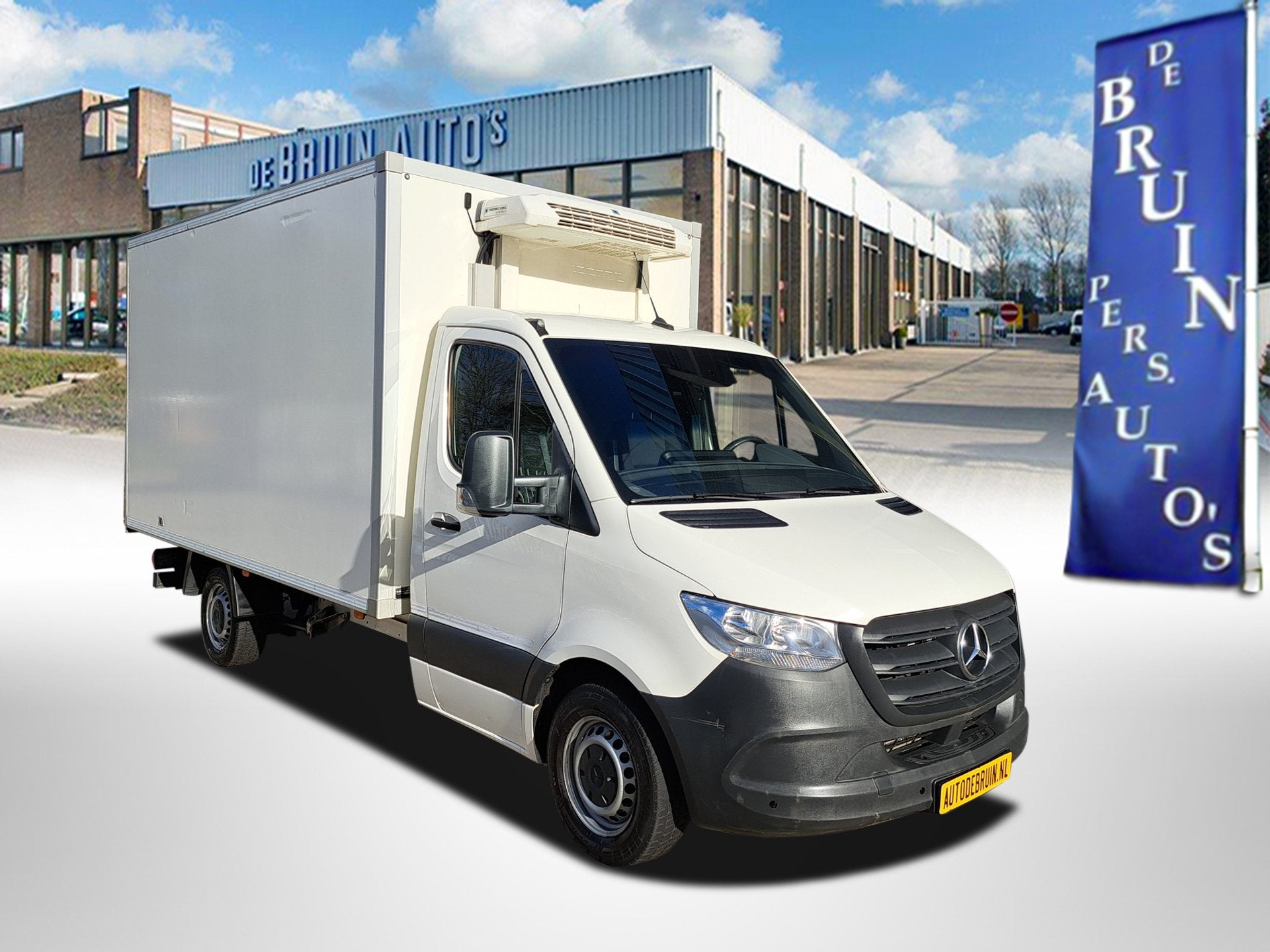 Mercedes-Benz Sprinter 314 CDI AUTM EURO 6 KOELWAGEN / VRIES, Auto's, Automaat, Gebruikt, Wit, Bedrijf