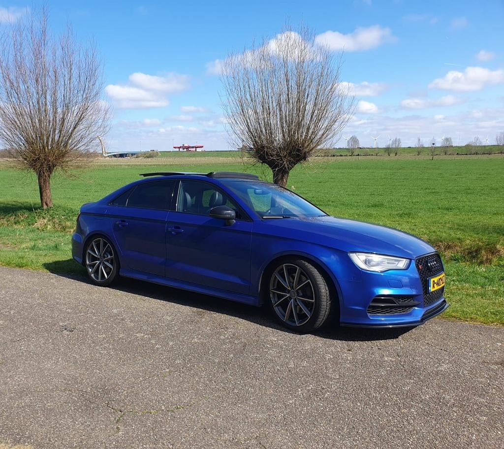 Audi S3 Limousine 2.0 TFSI Quattro Sepang Blauw, Automaat, S3, Zwart, Blauw