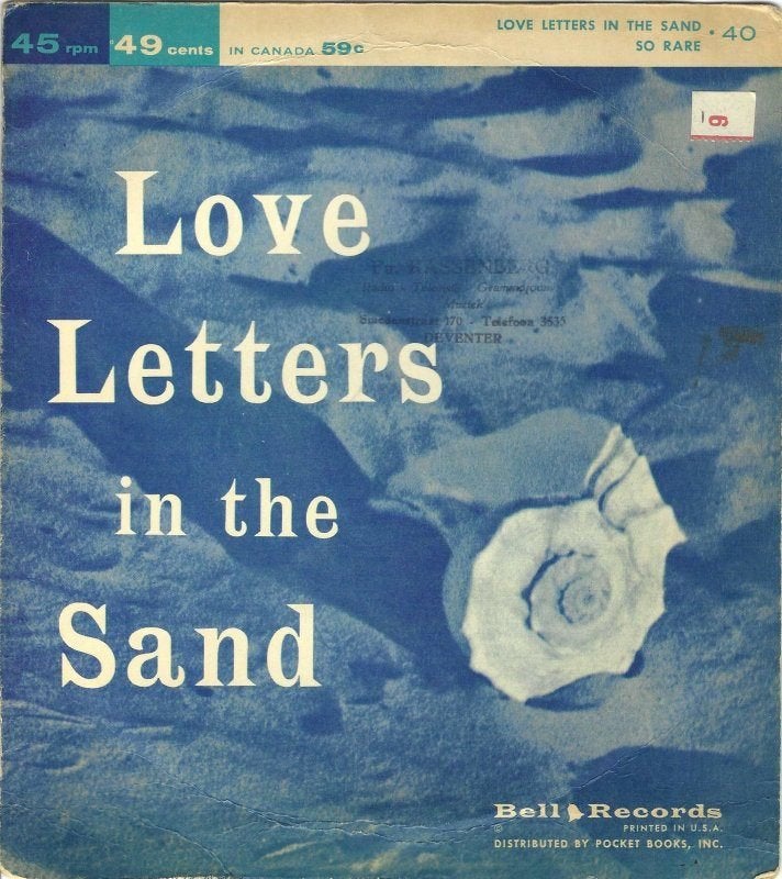 Artie Malvin - Love Letters in the Sand (Bell Single # 40), Gebruikt, 7 inch, Pop, Overige typen