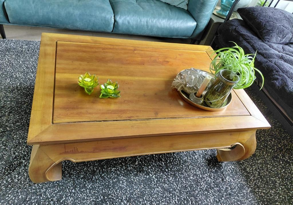Opium salontafel 120x80 cm, Ophalen, Gebruikt, 100 tot 150 cm, 50 tot 100 cm
