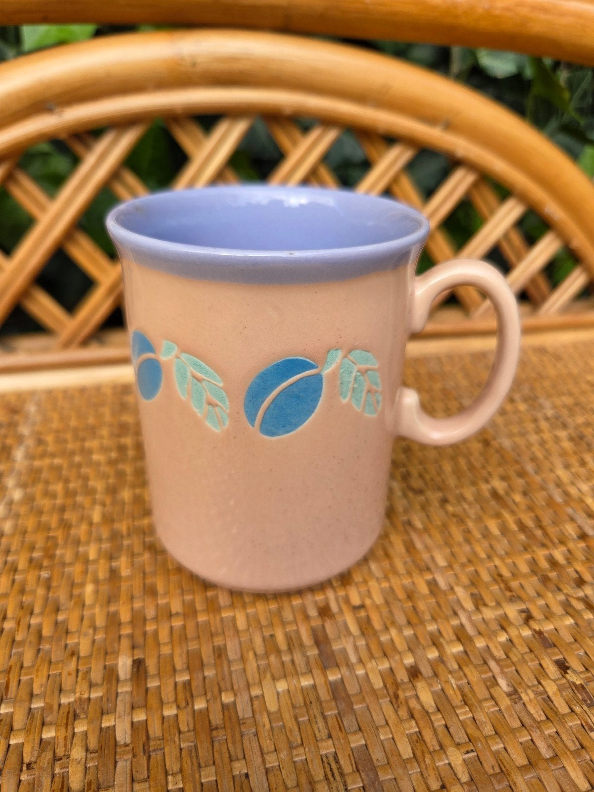 Vintage EIT England mok met koffieboon design, Antiek en Kunst, Ophalen of Verzenden