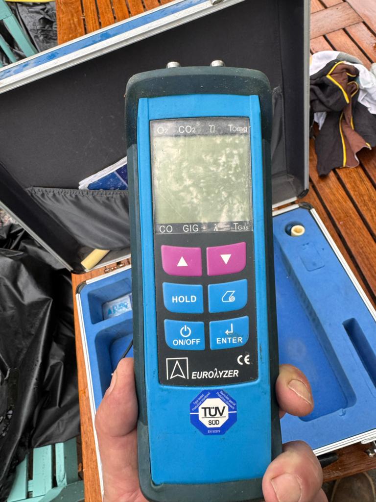 EUROLYZER Rookgasanalyseapparaat met koffer en toebehoren, Doe-het-zelf en Verbouw, Ophalen of Verzenden, Gebruikt, Overige meters