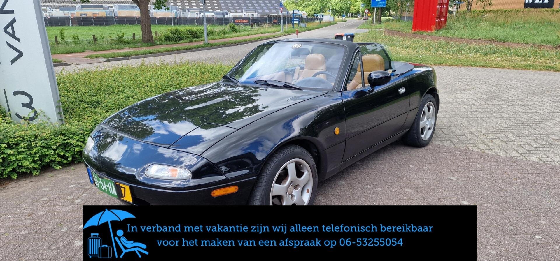 Mazda MX-5 NA LIMITED EDIT.1.6i-16V /C.V/STUURBEKR/LEDER, Achterwielaandrijving, Beige, Cabriolet, 116 pk