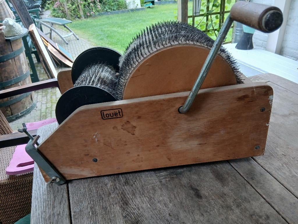 kaardmolen louet, Hobby en Vrije tijd, Ophalen, Gebruikt, Spinwol