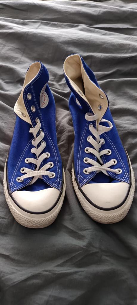 Converse All Star High-Top Sneakers - Blauw, Blauw, Converse, Ophalen of Verzenden, Sneakers of Gympen