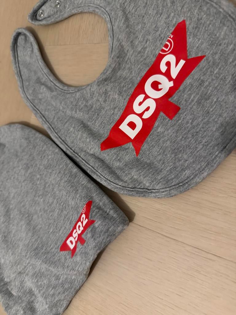 DSQ2 slab en muts set Dsquared setje baby, Ophalen of Verzenden, Zo goed als nieuw, Jongetje of Meisje
