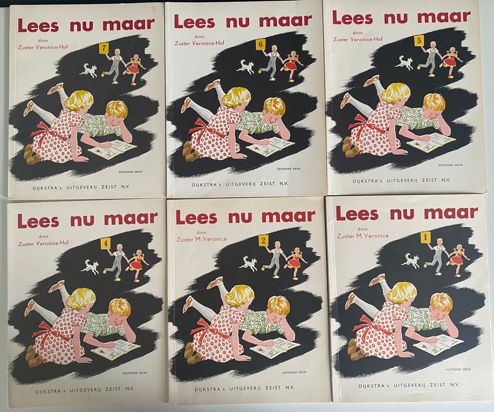 Vintage Lees nu maar Zuster M. Veronice, Ophalen of Verzenden, Gelezen, Overige niveaus, Overige vakken