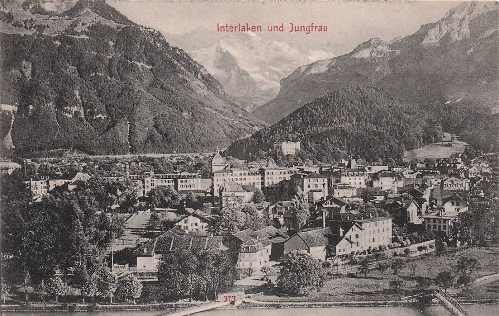 703-254-015 Interlaken und Jungfrau, Verzenden, Voor 1920, Overig Europa