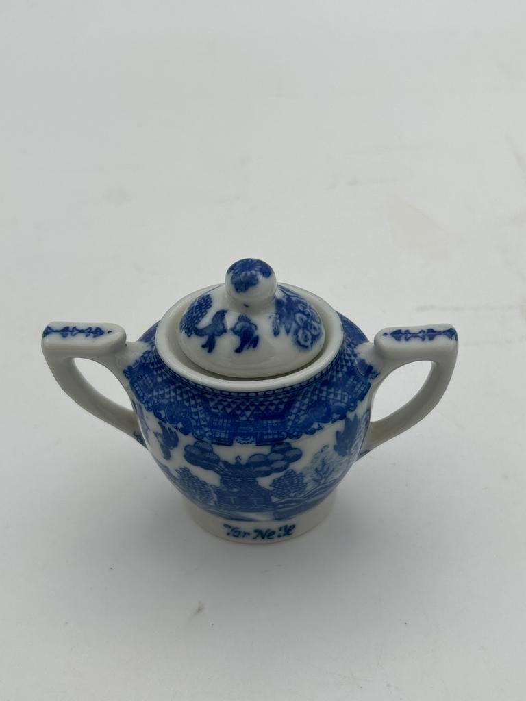 Van Nelle Delfts Blauw Miniatuur Theeservies, Ophalen of Verzenden