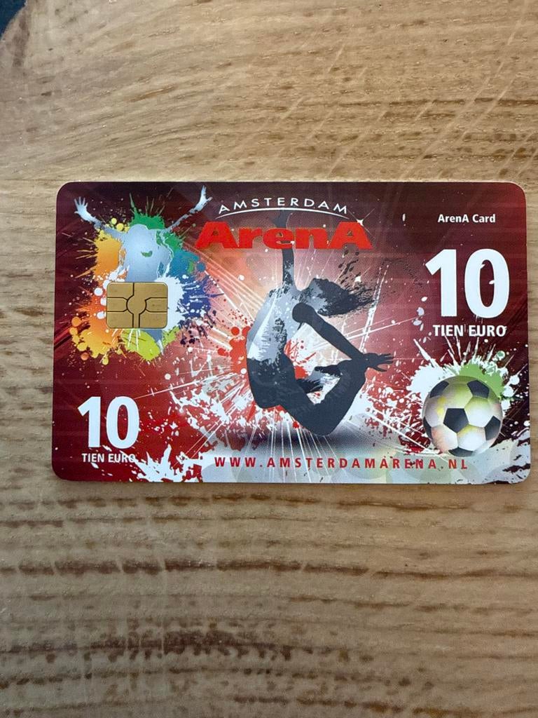 Amsterdan Arena card, voor de verzamelaar