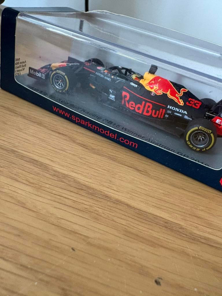 Max Verstappen spark 1:43 schaalmodel, Hobby en Vrije tijd, Modelauto's | 1:43, Ophalen of Verzenden, Zo goed als nieuw, Auto