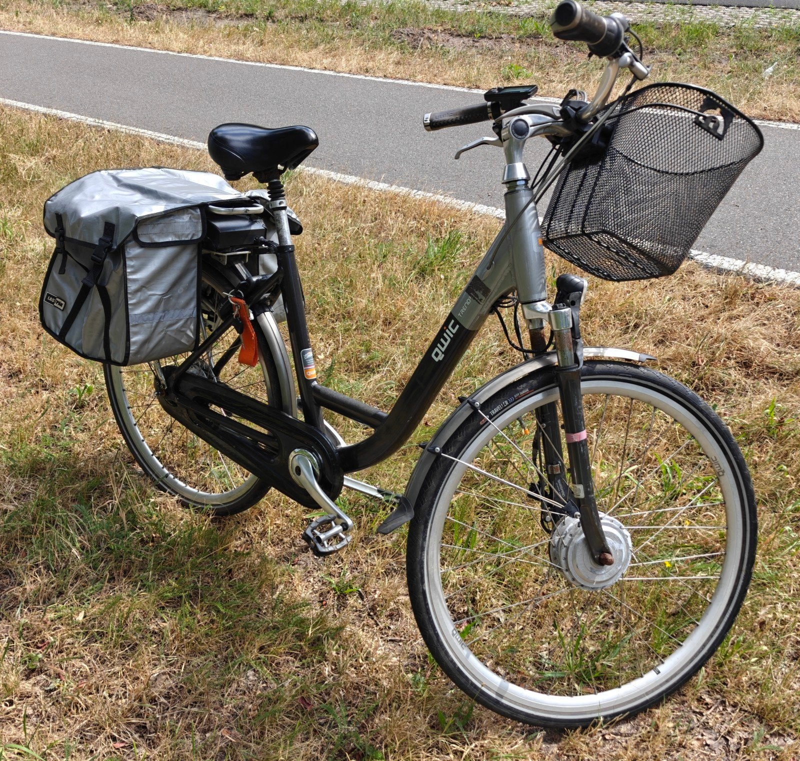 Qwic elektrische fiets, Fietsen en Brommers, Elektrische fietsen, Ophalen, Gebruikt, 47 tot 51 cm, Minder dan 30 km per accu