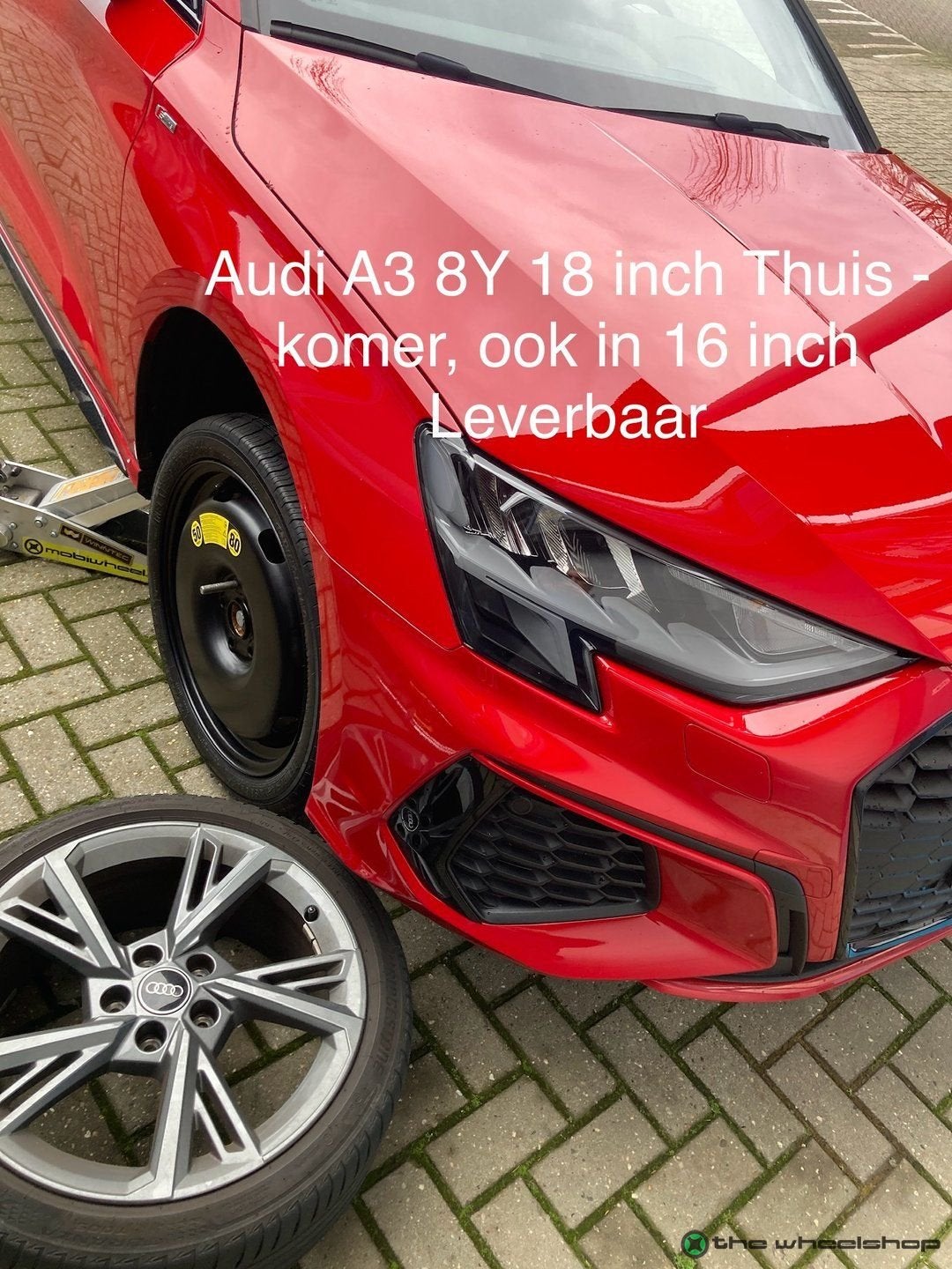 Thuiskomer Reservewiel VW T-Roc Golf 7/8 T-Roc Audi A3 OEM 1, Gebruikt, -, -, Banden en Velgen