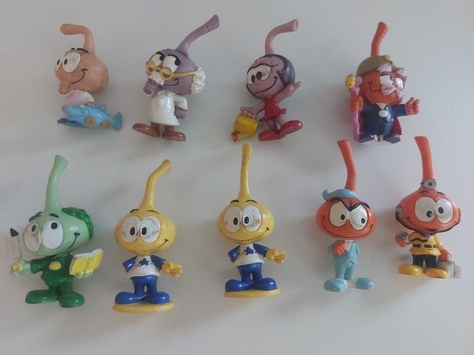 Snorkels poppetjes vintage, Ophalen of Verzenden, Gebruikt