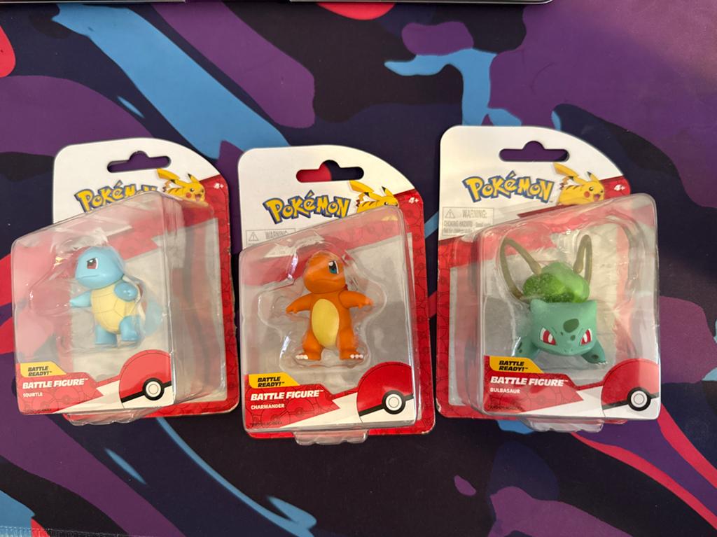 Pokémon Battle Figure Set: Squirtle, Charmander, Bulbasaur, Ophalen of Verzenden, Nieuw