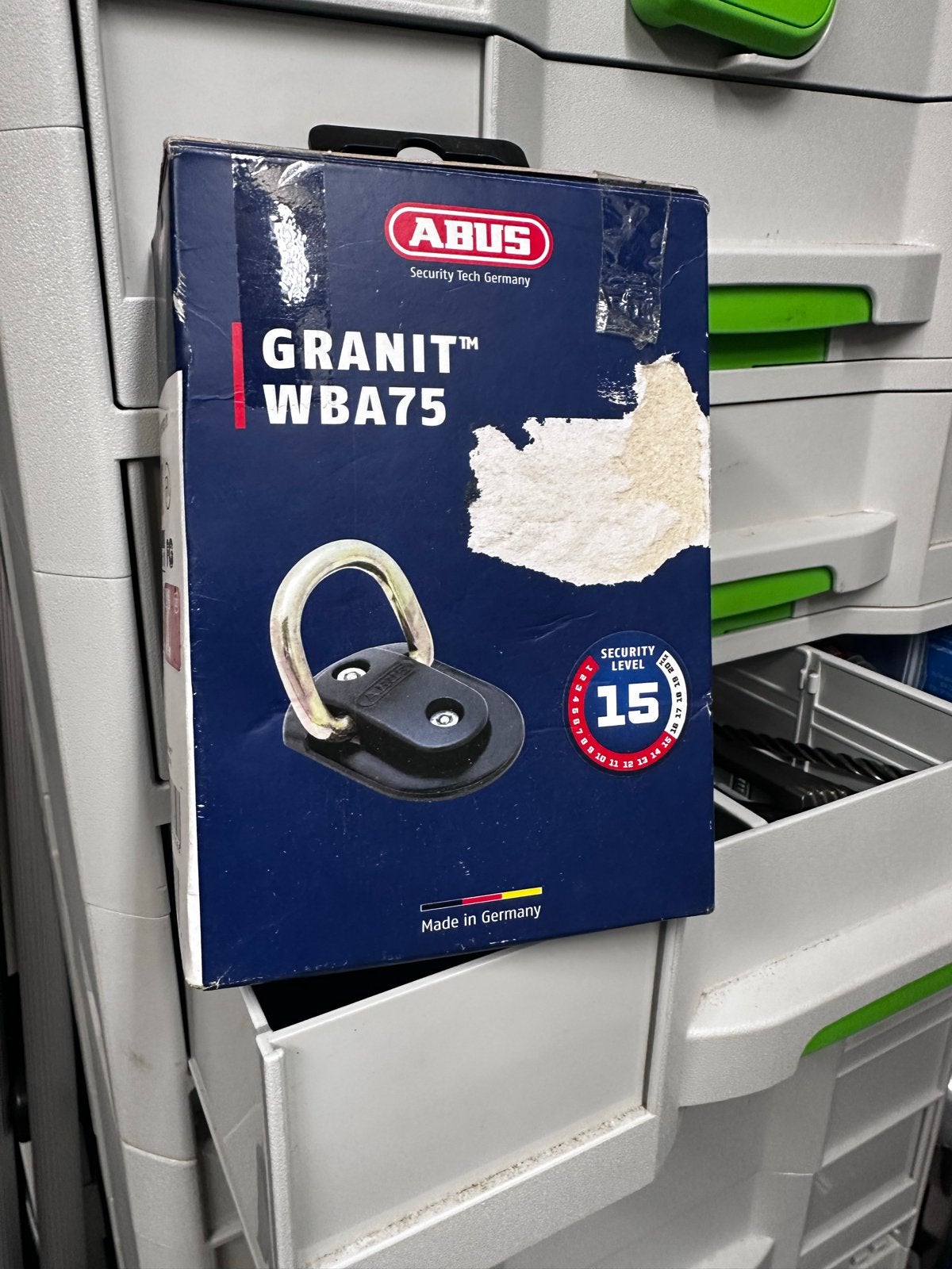 ABUS Granit WBA75 Muuranker - Hoge Beveiliging, Ophalen of Verzenden, Nieuw, IJzer, Overige typen