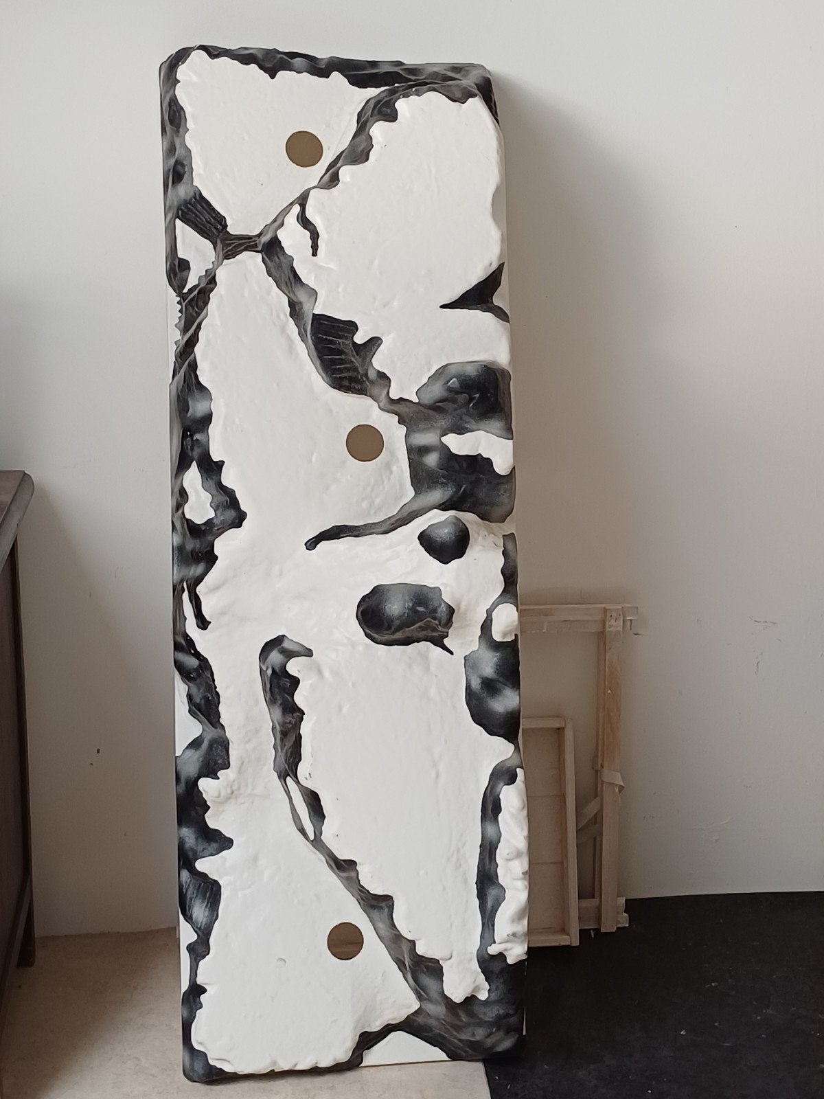 berglandschap  voor kerstdorp zwart-wit .1,20 meter groot, Diversen, Kerst, Ophalen