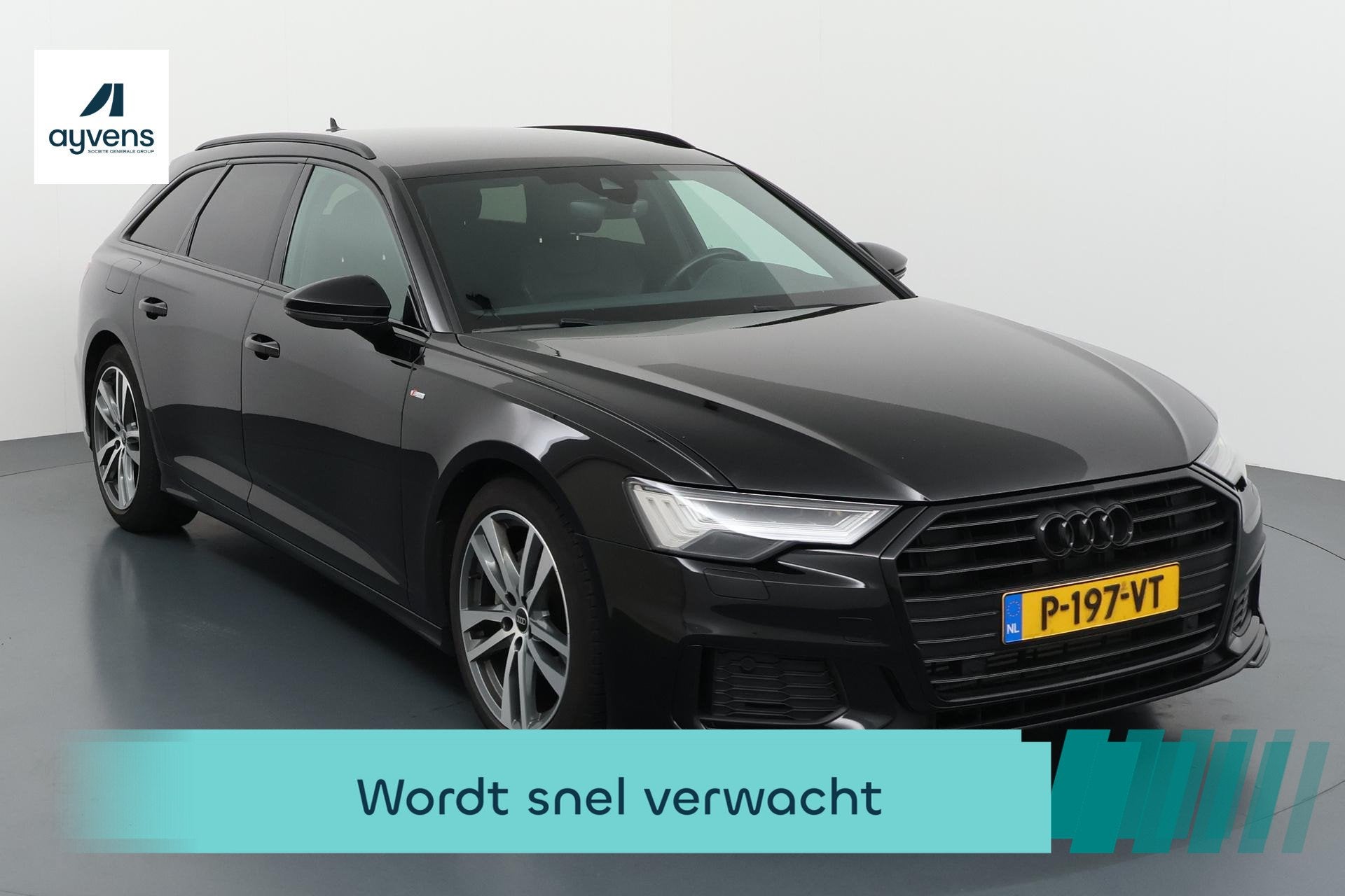 Audi A6 Avant 40 TFSI S edition Elegante zakelijke stationwa, Gebruikt, Leder en Stof, Zwart, Origineel Nederlands