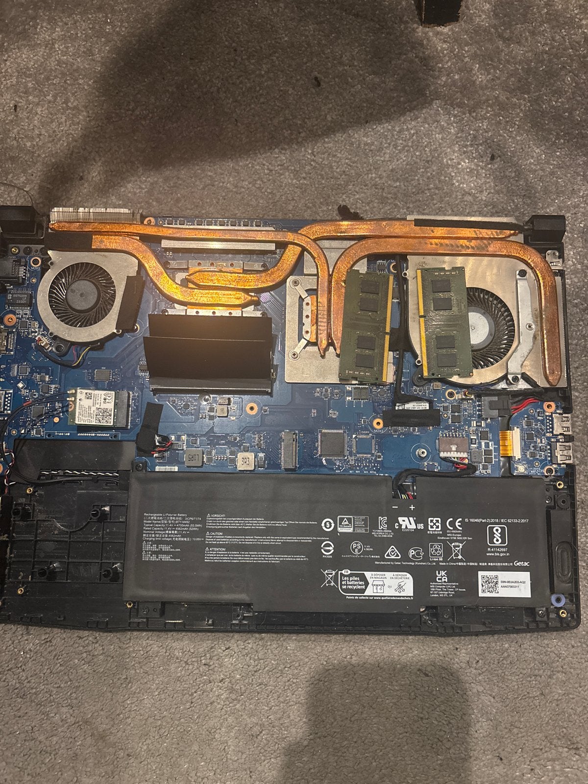 MSI Gaming Laptop Gf55 16Gb ram drr4 but, Gebruikt, Met videokaart, 2 tot 3 Ghz, Ophalen of Verzenden