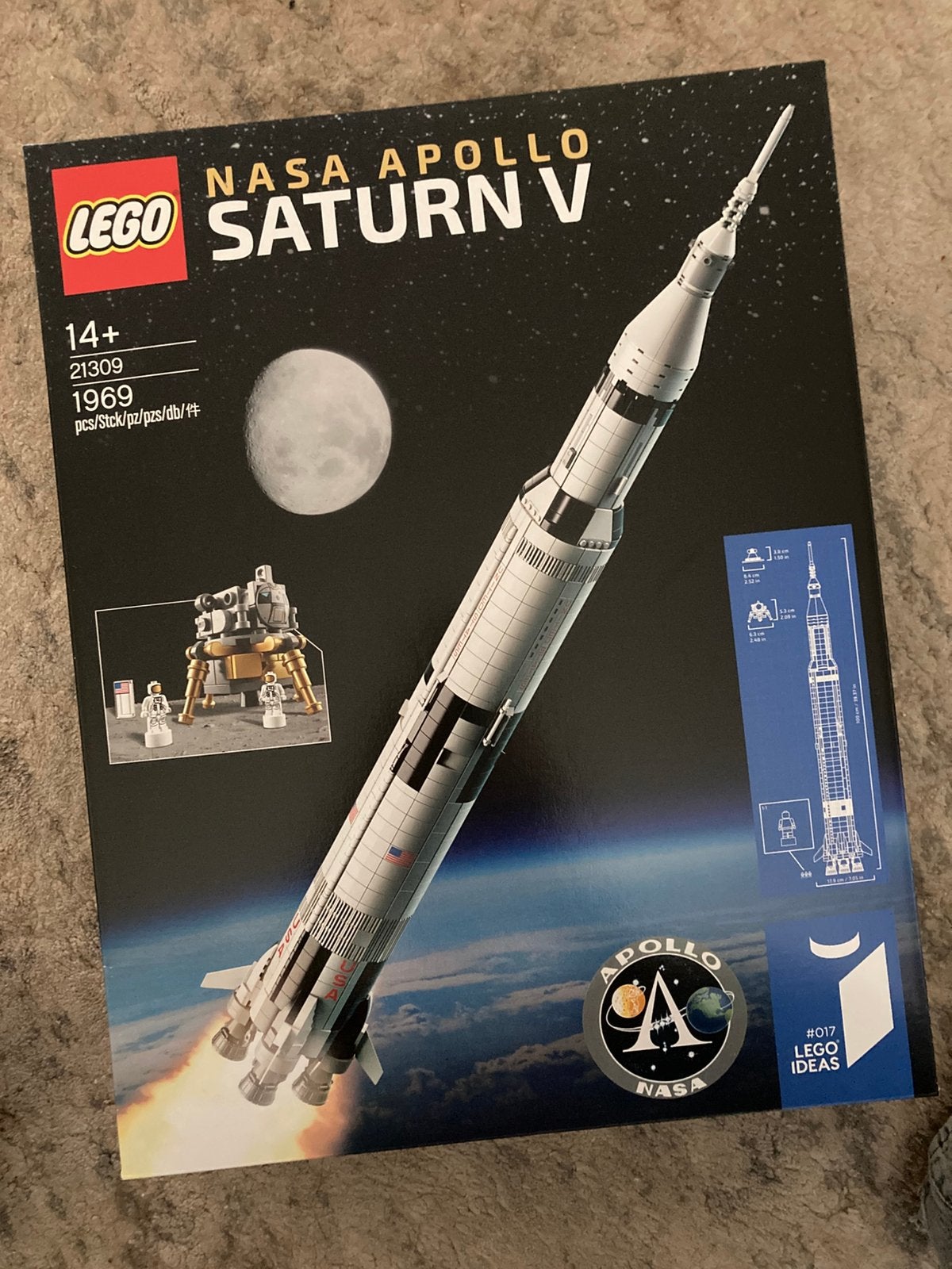 Lego iDeas 21309 Saturn V Nasa Apollo (new), Lego, Nieuw, Ophalen of Verzenden, Ideas