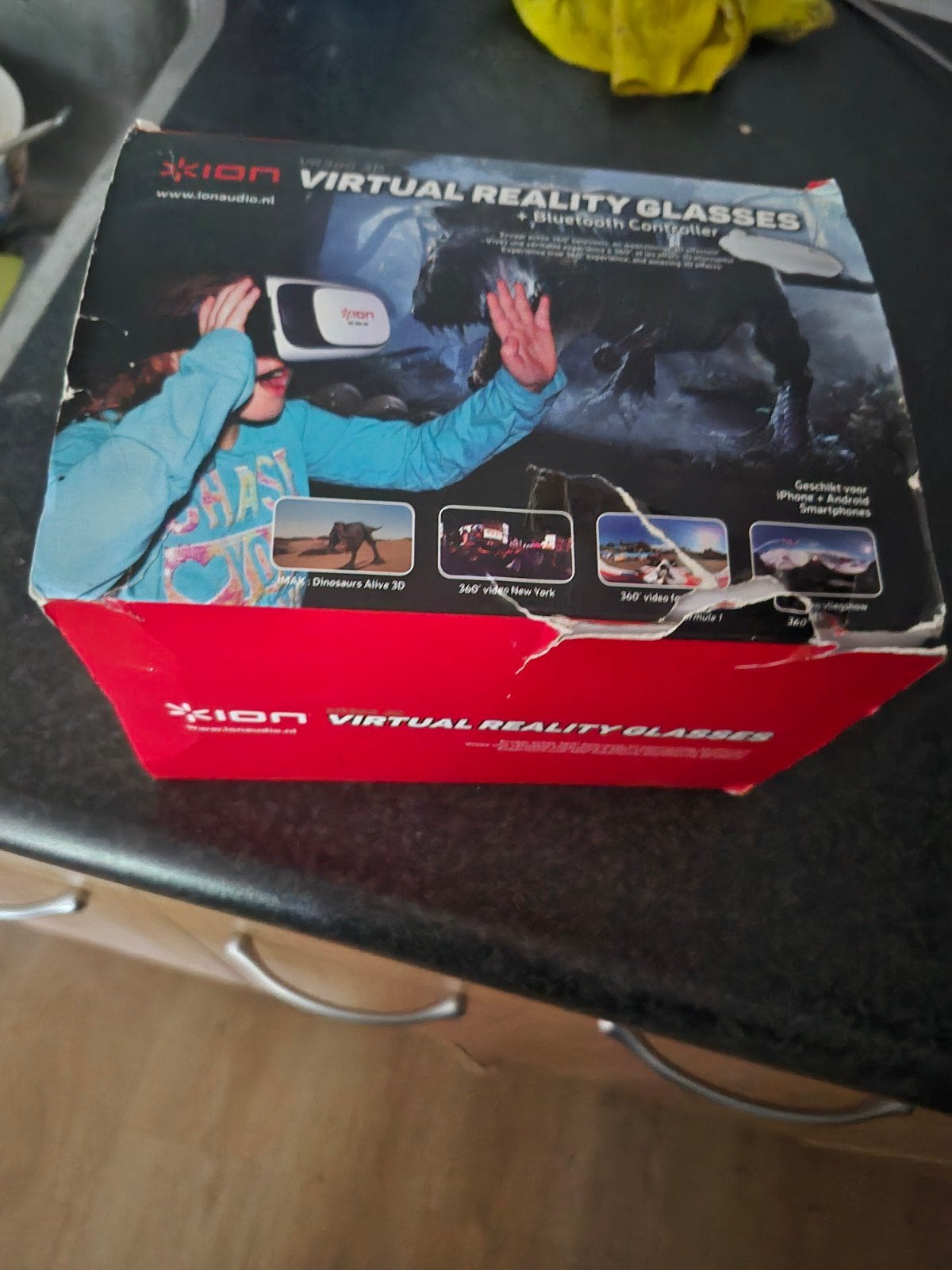 Ion 3D Virtual Reality Bril-model VR360-3D, Spelcomputers en Games, Ophalen, Zo goed als nieuw, VR-bril, Telefoon