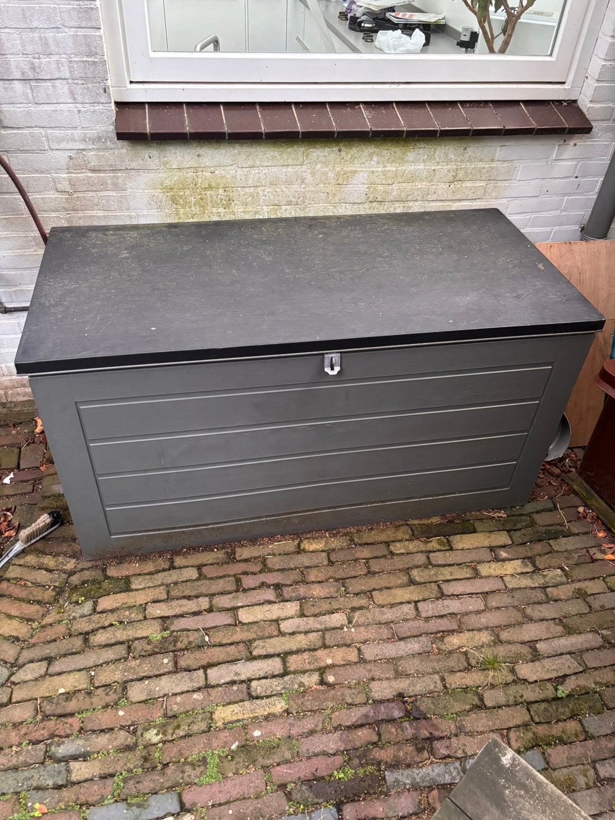 Mooie tuinkast - gratis op te halen, Tuin en Terras, Ophalen, Zo goed als nieuw, Kunststof, Containerberging