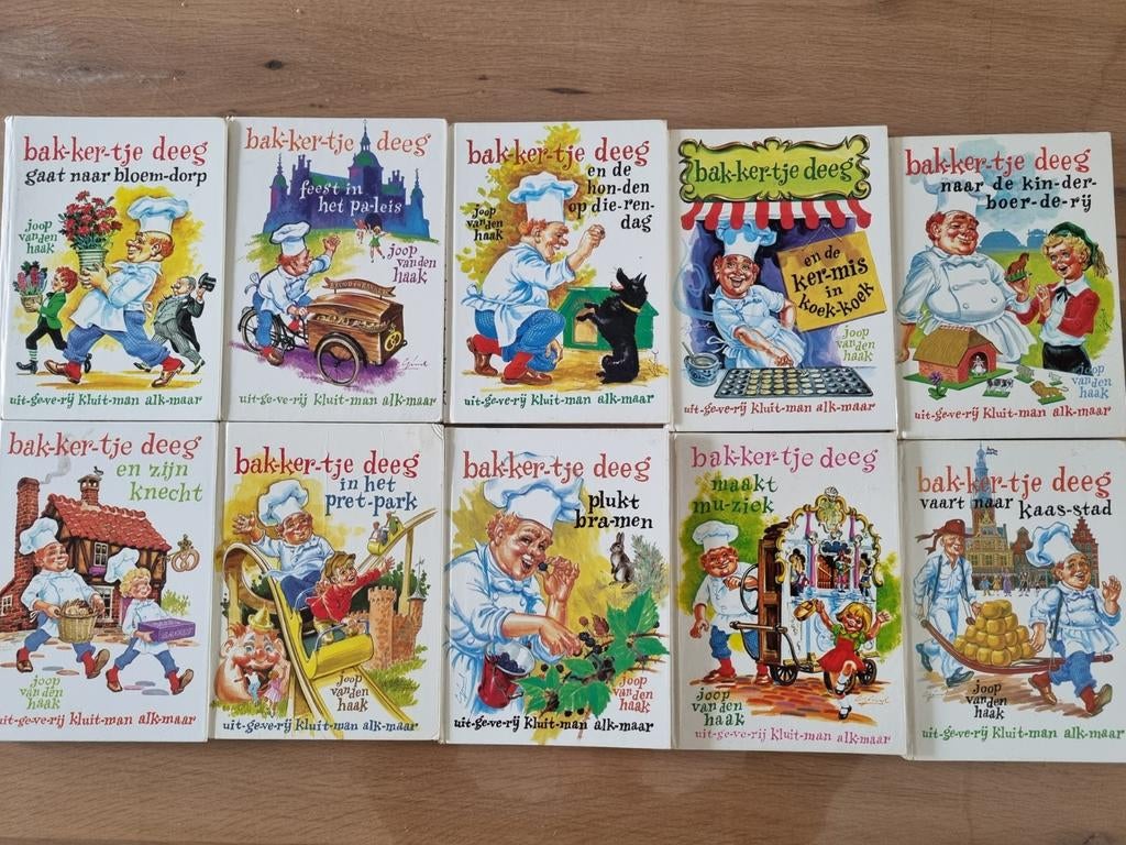 10 Kinderboeken Bakkertje Deeg, Boeken, Ophalen of Verzenden, Gelezen, Joop Van Den Haak.