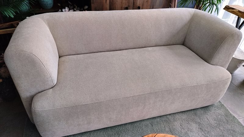 Mooie zgoh moderne bank in neutrale kleur1½ jaar oud €100.-, Ophalen, 75 tot 100 cm, Zo goed als nieuw, Rechte bank