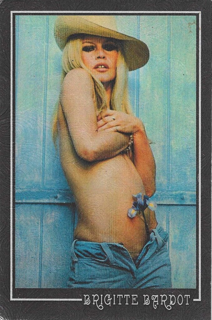 Filmsterren ansichtkaart Brigitte Bardot, Verzenden, 1960 tot 1980, Ongelopen, Sterren en Beroemdheden