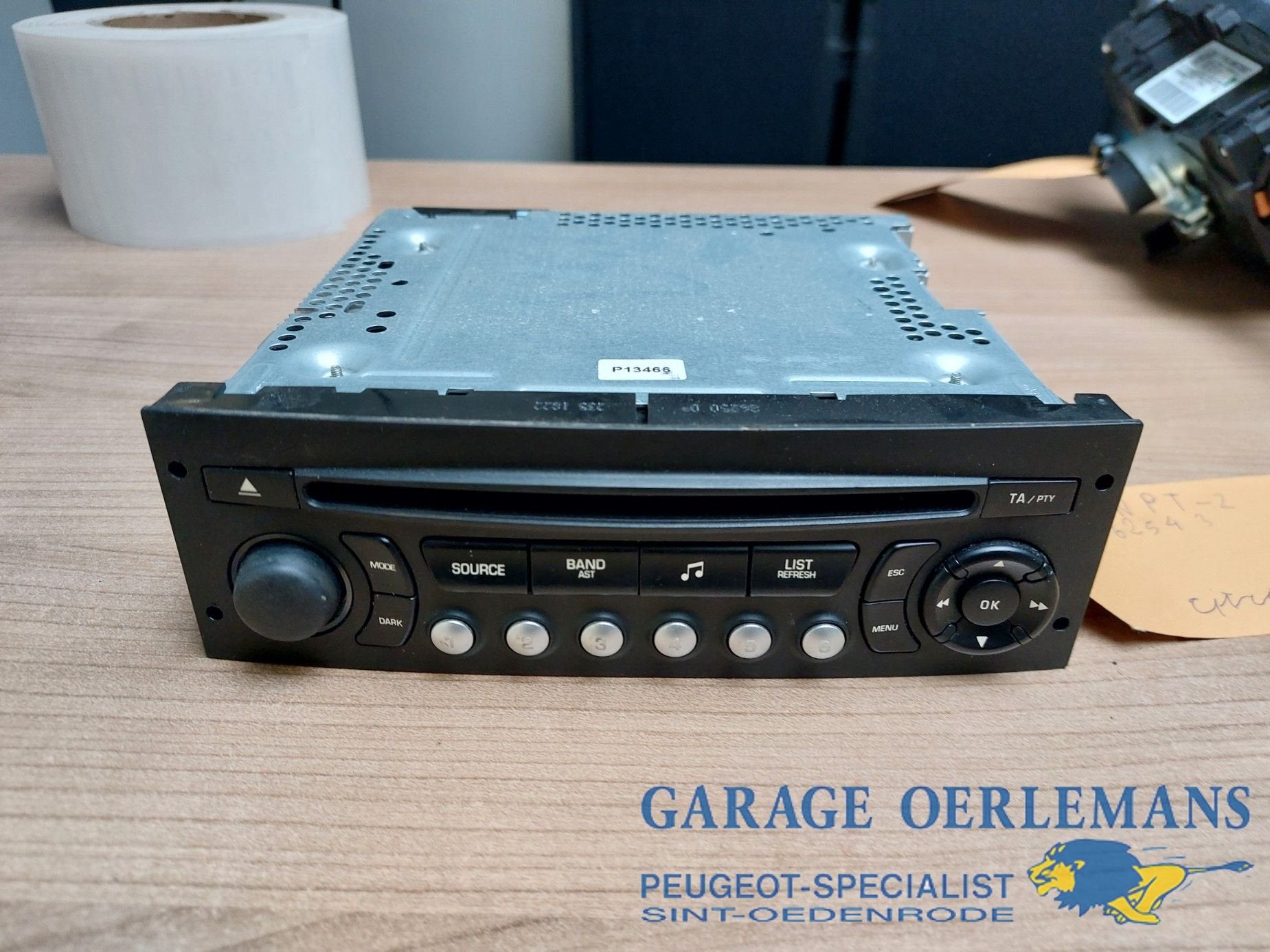 radio cd speler citroen ds3 96750215XT, Gebruikt, -, -, Ophalen of Verzenden