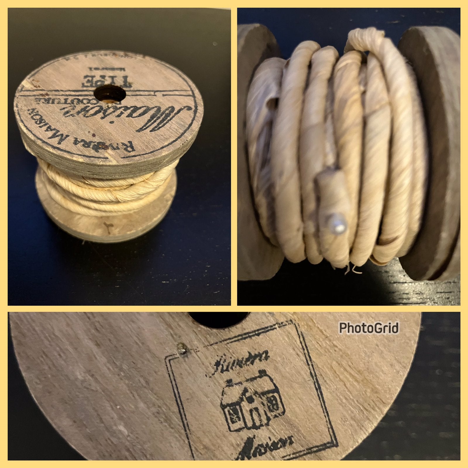 Nieuw=houten klos decoratie =Rivièra maison, Hout, Overige stijlen, Nieuw, Ophalen of Verzenden