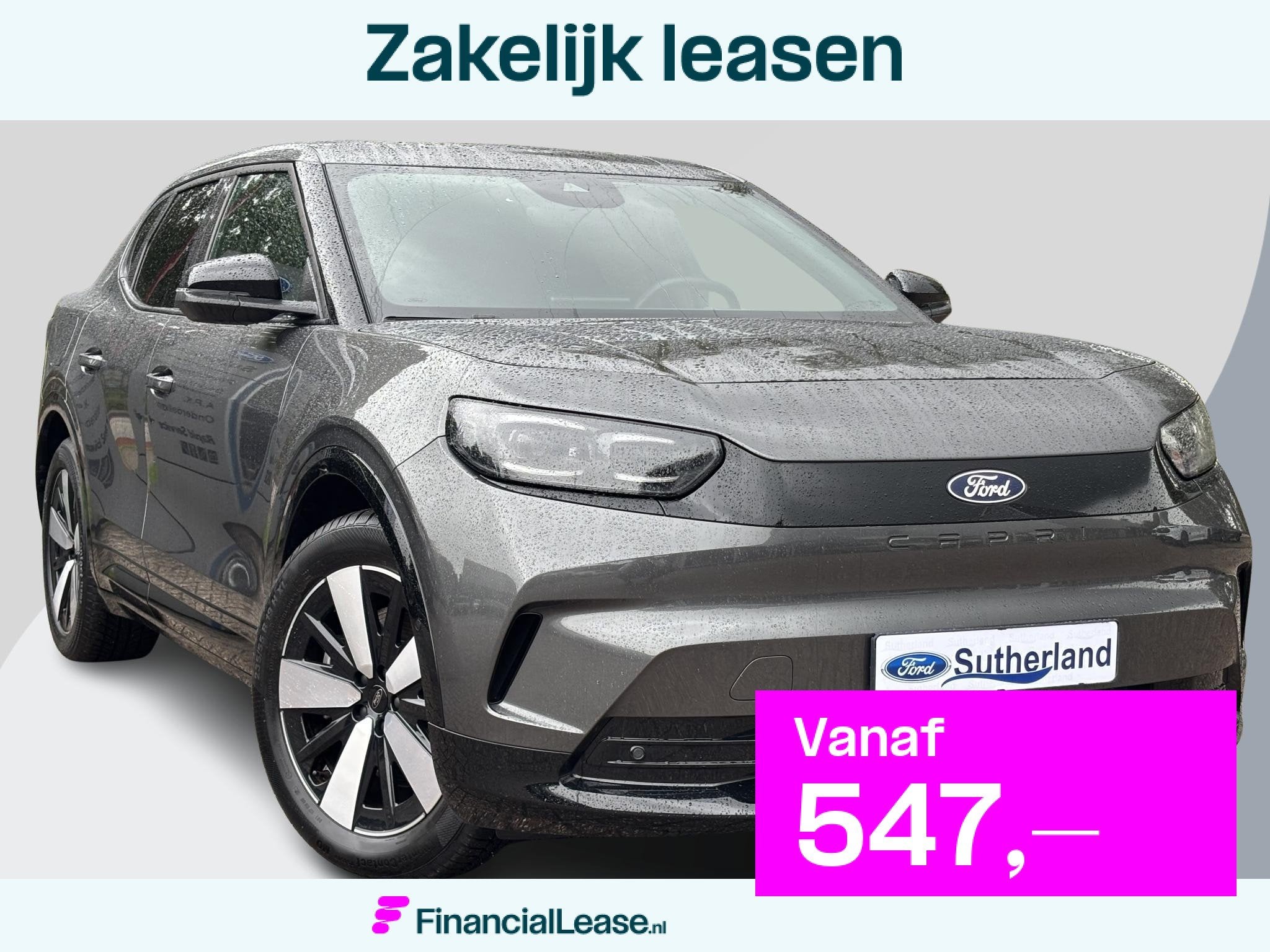 Ford Capri Select Extended Range RWD 77 kWh Navigatie | Acht, Automaat, Achterwielaandrijving, Leder en Stof, 286 pk