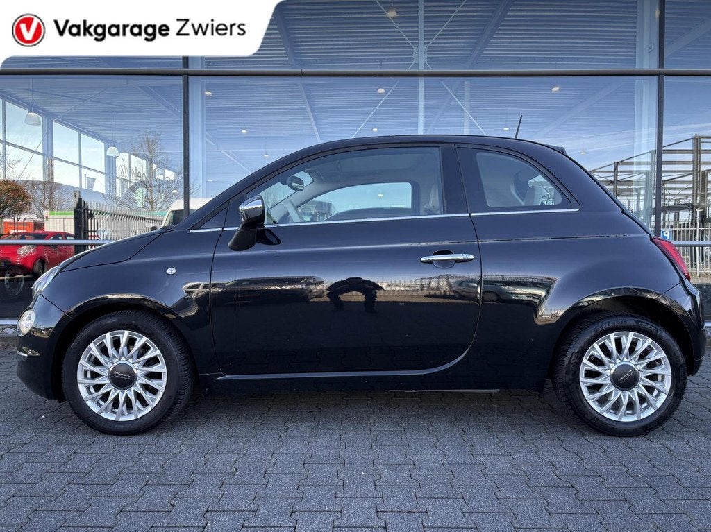 Fiat 500 0.9 TwinAir Turbo Lounge, Navi, Glazen Dak, Airco, Voorwielaandrijving, Gebruikt, Bedrijf, Handgeschakeld