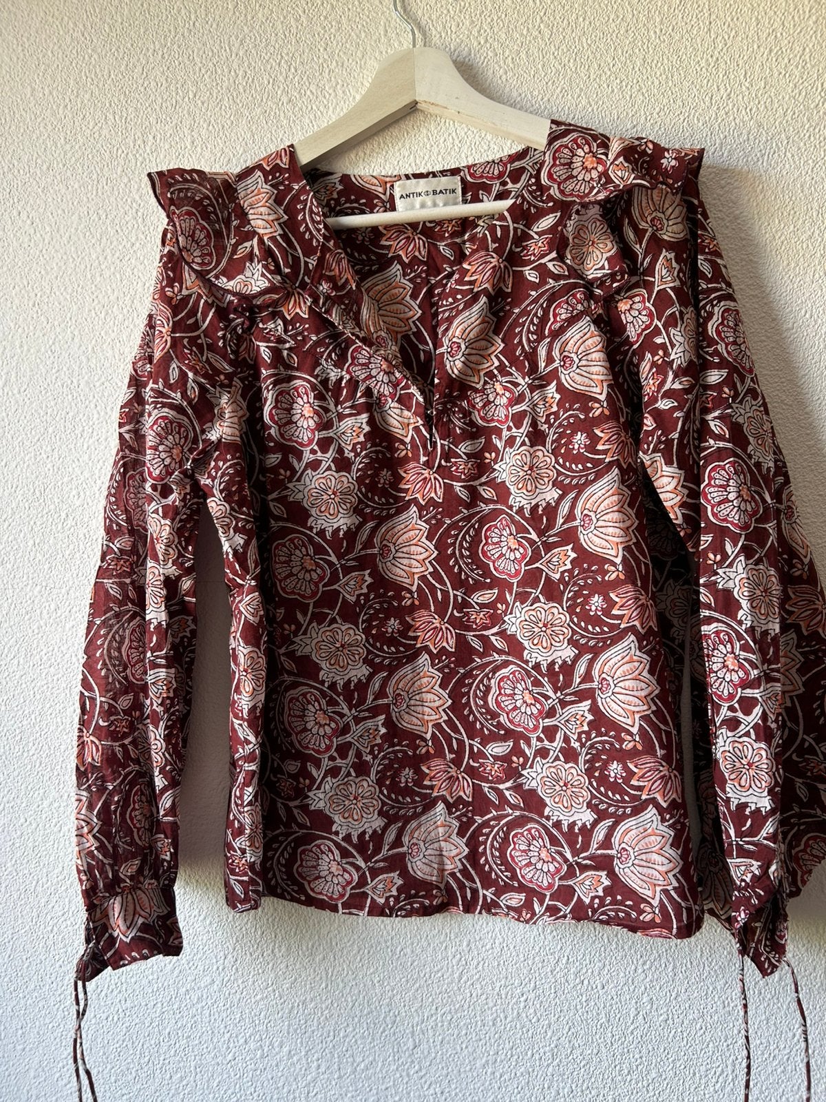 Blouse van Antik Batik, Kleding | Dames, Blouses en Tunieken, Ophalen of Verzenden, Zo goed als nieuw, Maat 38/40 (M)
