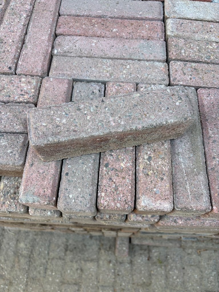 Gratis af te halen klinkertjes 10x5, Tuin en Terras, Ophalen, Gebruikt, Klinkers, Minder dan 5 m²