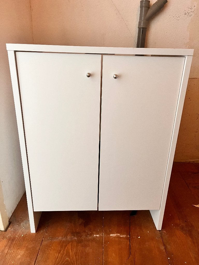Badkamer kastje, Ophalen, (Half)hoge kast, 50 tot 100 cm, Zo goed als nieuw