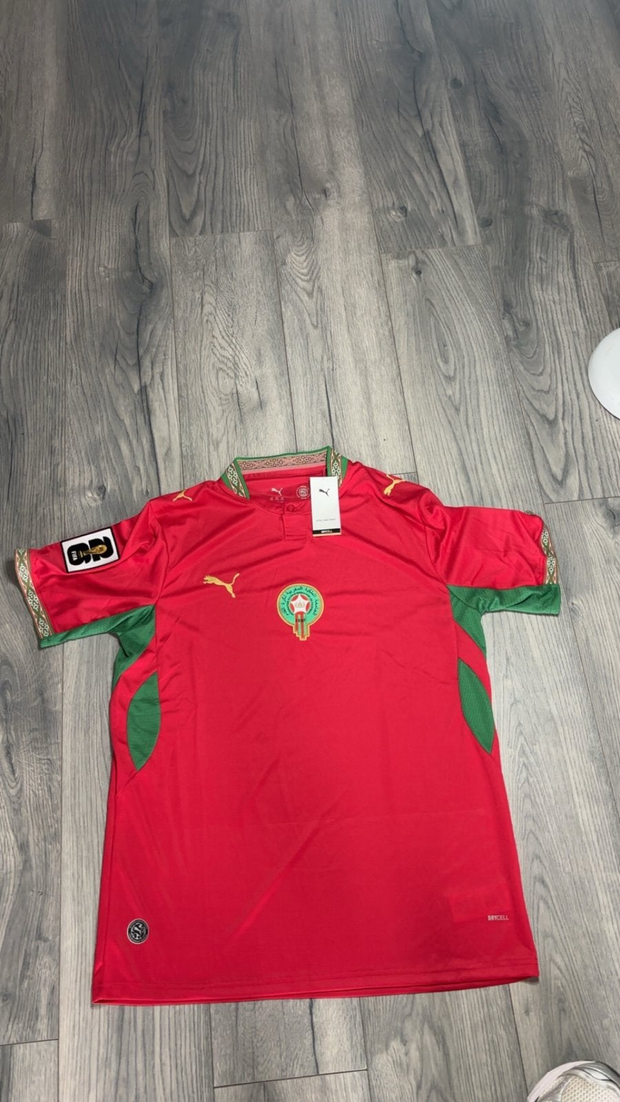 Puma Marokko wk Thuisshirt 2026 Nieuw met kaartjes, Kleding | Heren, Nieuw, Overige maten, Ophalen of Verzenden, Voetbal