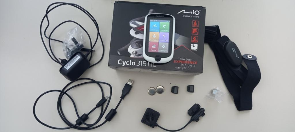 Mio 315HC incl houder hartslagmeter, Fietsen en Brommers, Fietsaccessoires | Fietscomputers, Ophalen of Verzenden, Draadloos