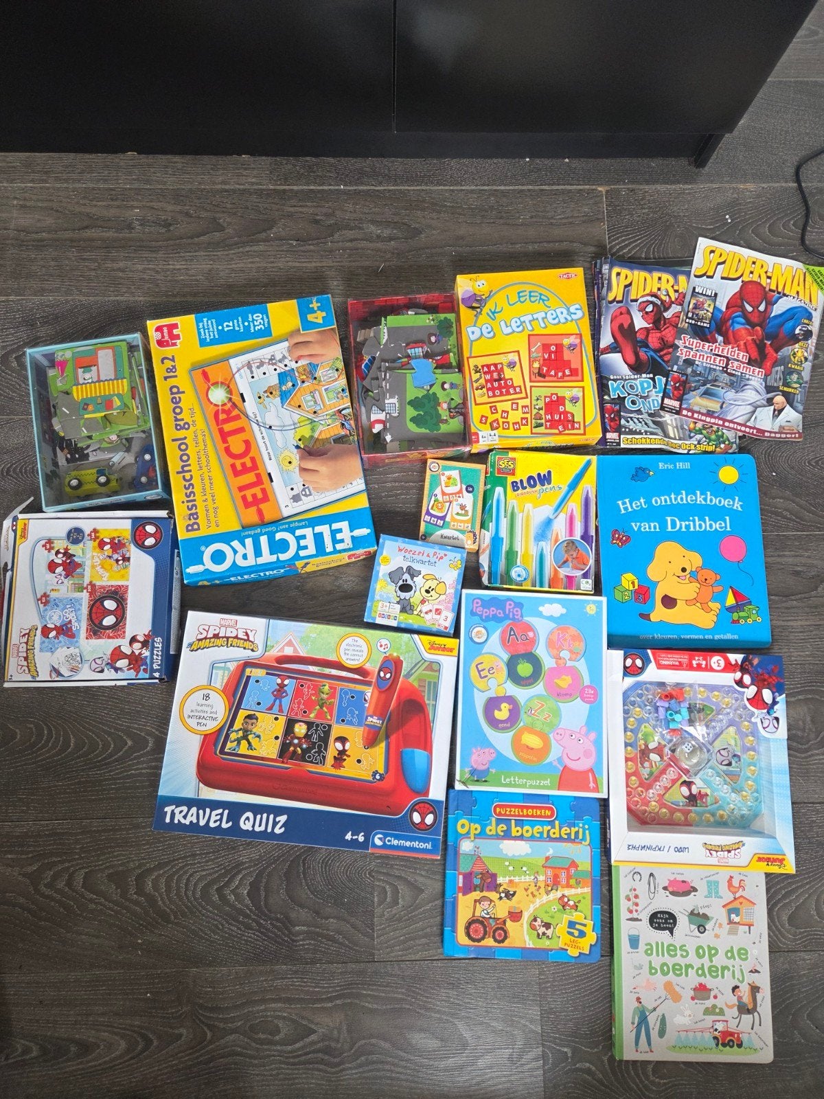 pakket spelletjes en boekjes voor uren speelplezier, Ophalen, Gebruikt, Taal en Lezen