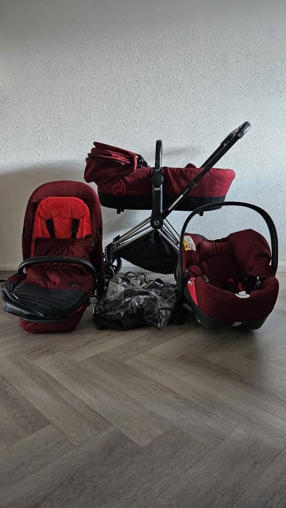 Kinderwagen Cybex Priam All Terrain 3-in-1, Kinderen en Baby's, Kinderwagens en Combinaties, Gebruikt, Combiwagen, Duowagen, Ophalen