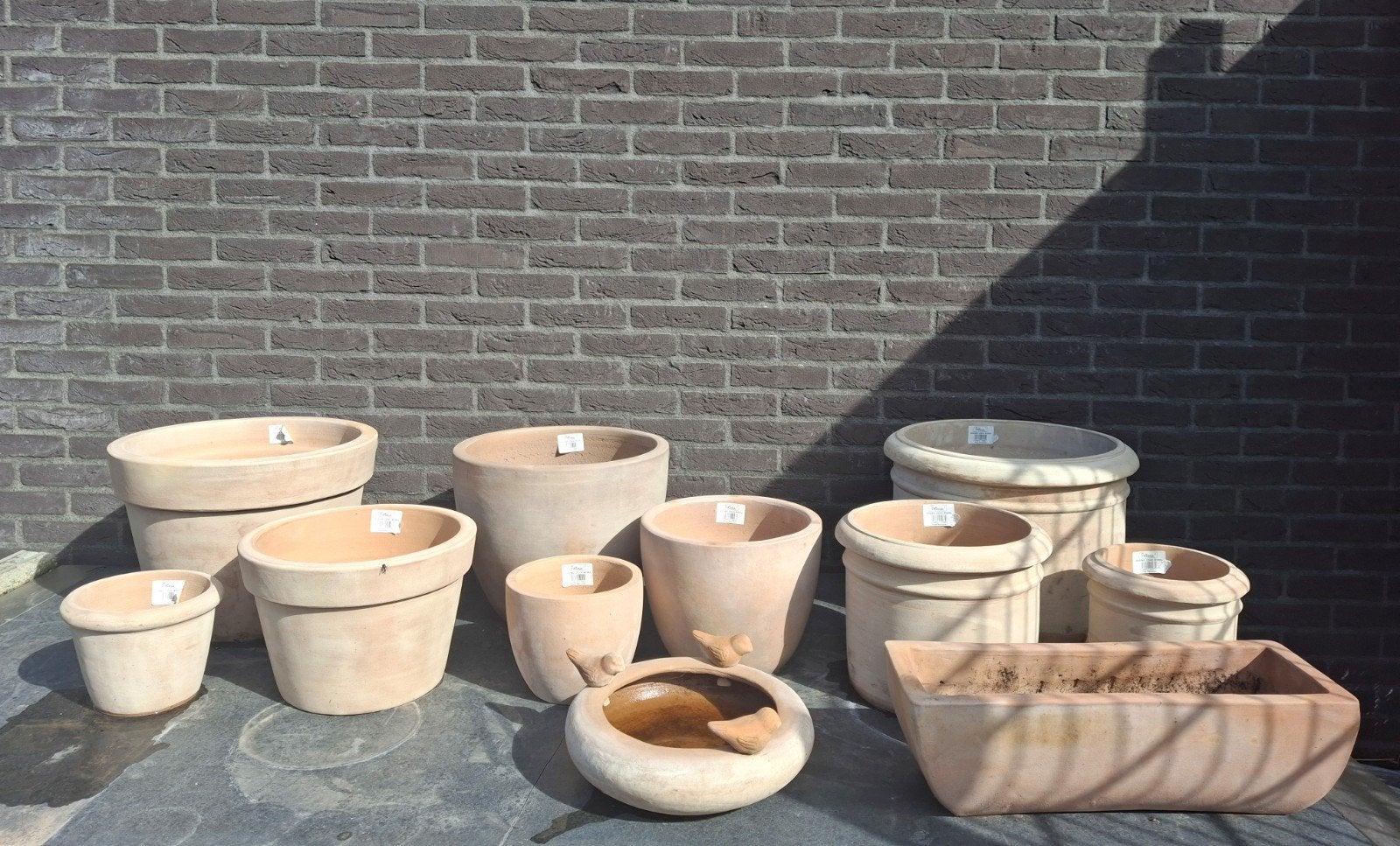 terracotta potterie / vorstbestendig m - terra lijn, Ophalen, Rond, Nieuw, Balkon