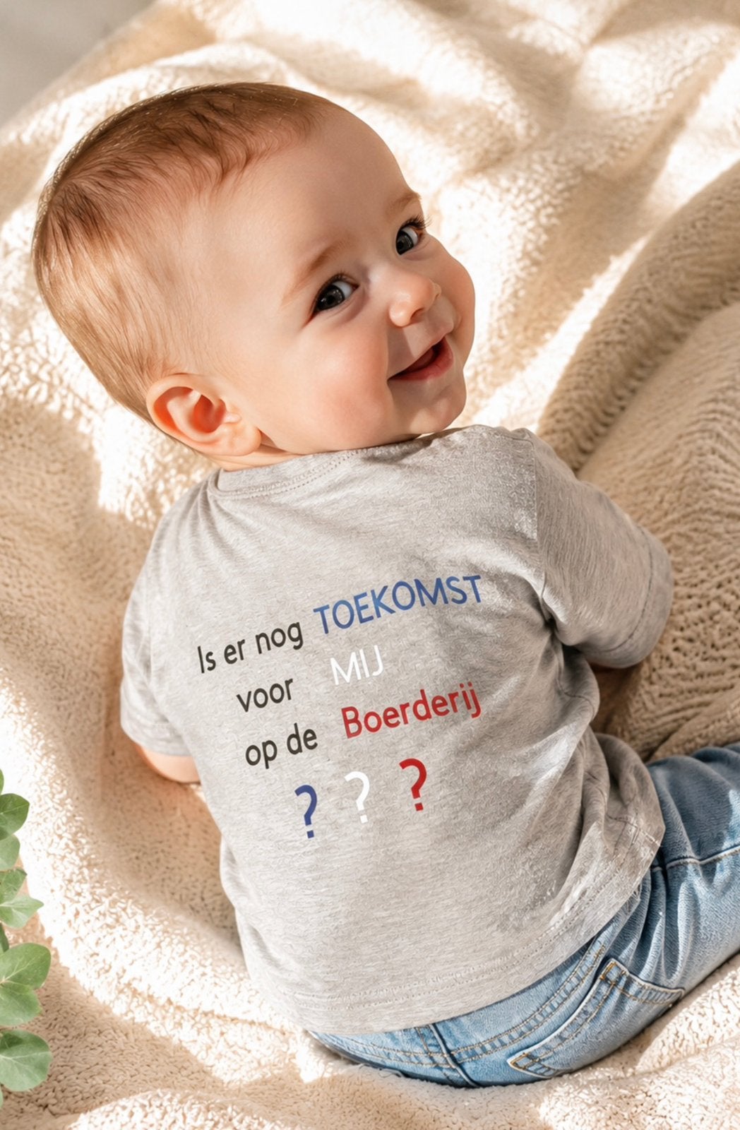 boerenzoon / dochter t-shirt maat 92, Ophalen of Verzenden, Nieuw, Jongetje of Meisje