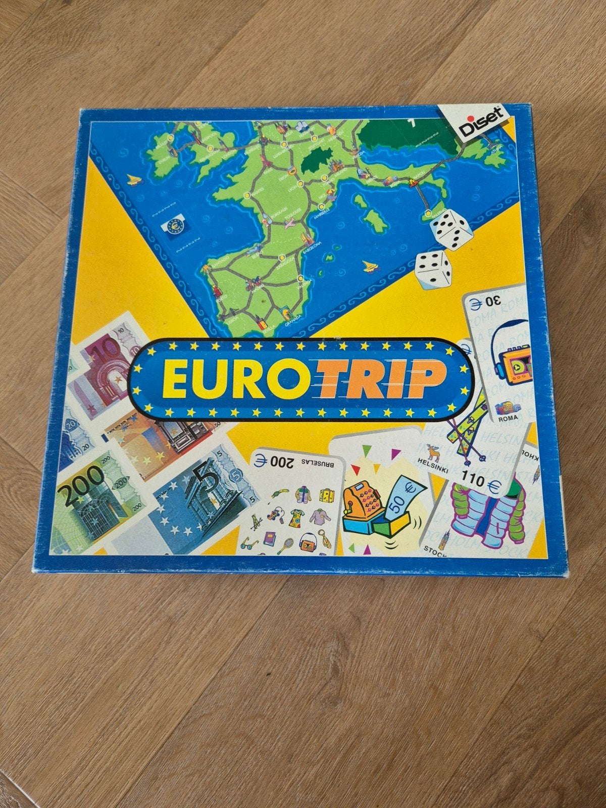 Eurotrip Bordspel - Compleet, Vijf spelers of meer, Ophalen of Verzenden, Gebruikt, Diset