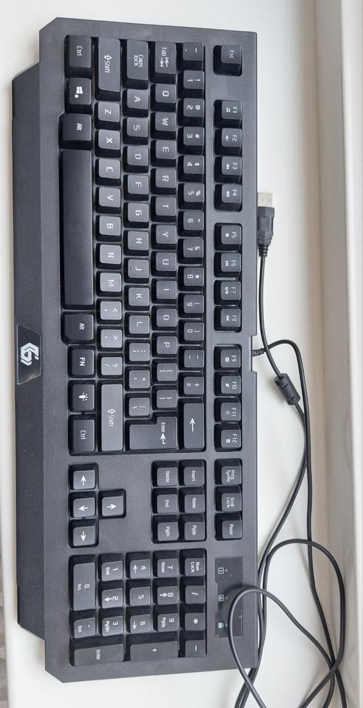 Gaming toetsenbord - zwart - GMB gaming - met lichteffect, Ophalen