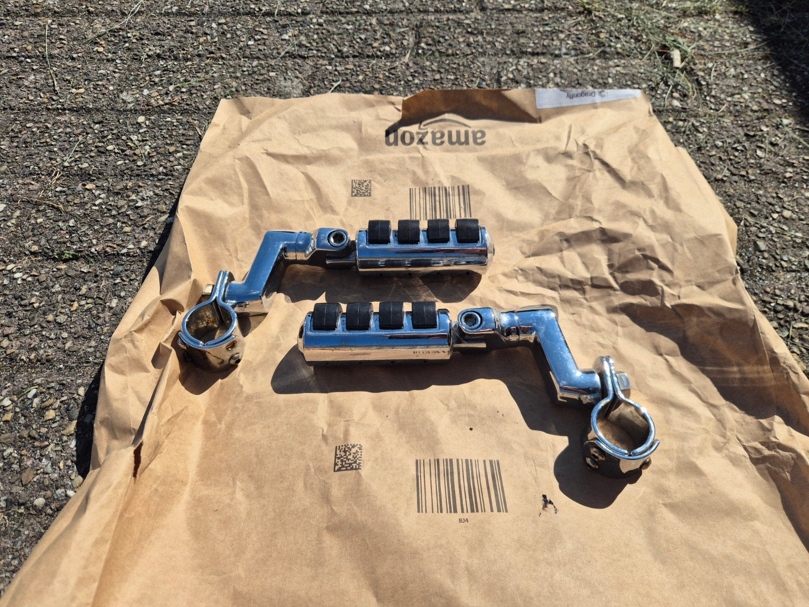 Highway Footpegs voor Harley Road King, Motoren, Ophalen of Verzenden