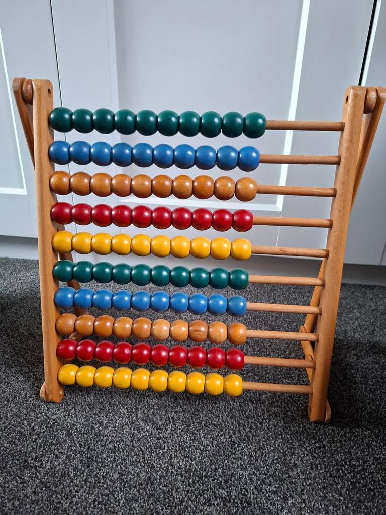 Houten telraam, Kinderen en Baby's, Speelgoed | Houten speelgoed, Ophalen of Verzenden, Zo goed als nieuw